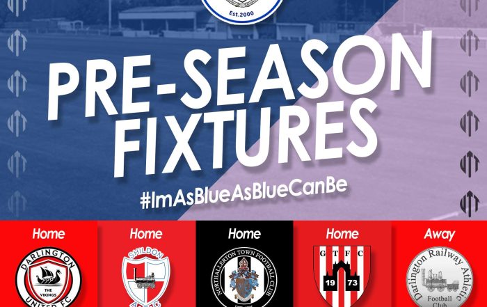 Pre season fixtures